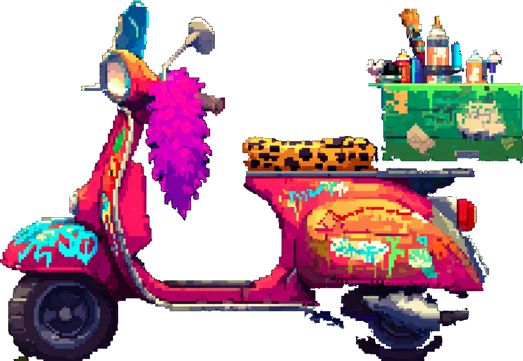 Alan's scooter